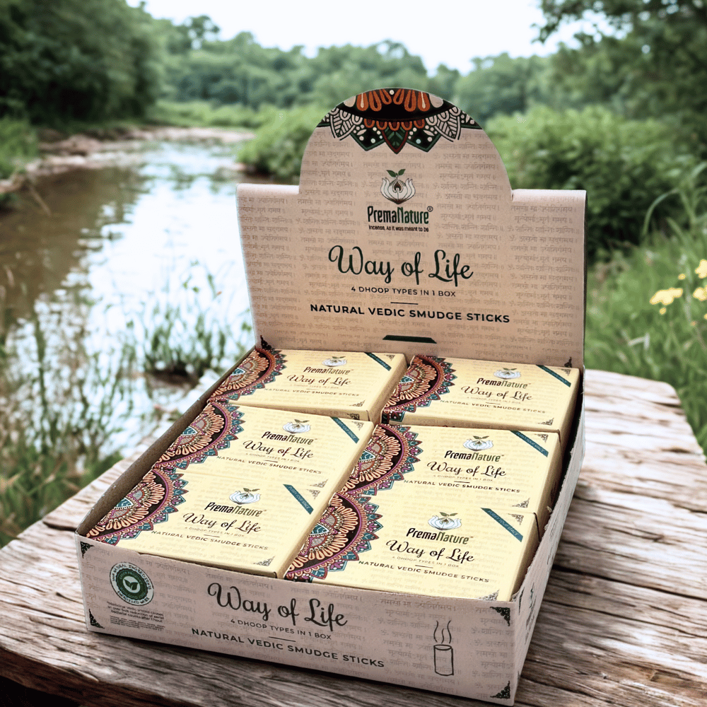Way of Life dhoop (Oudh, Sandalwood, Patchouli, Vetiver, Ylang Ylang & Cinnamon)