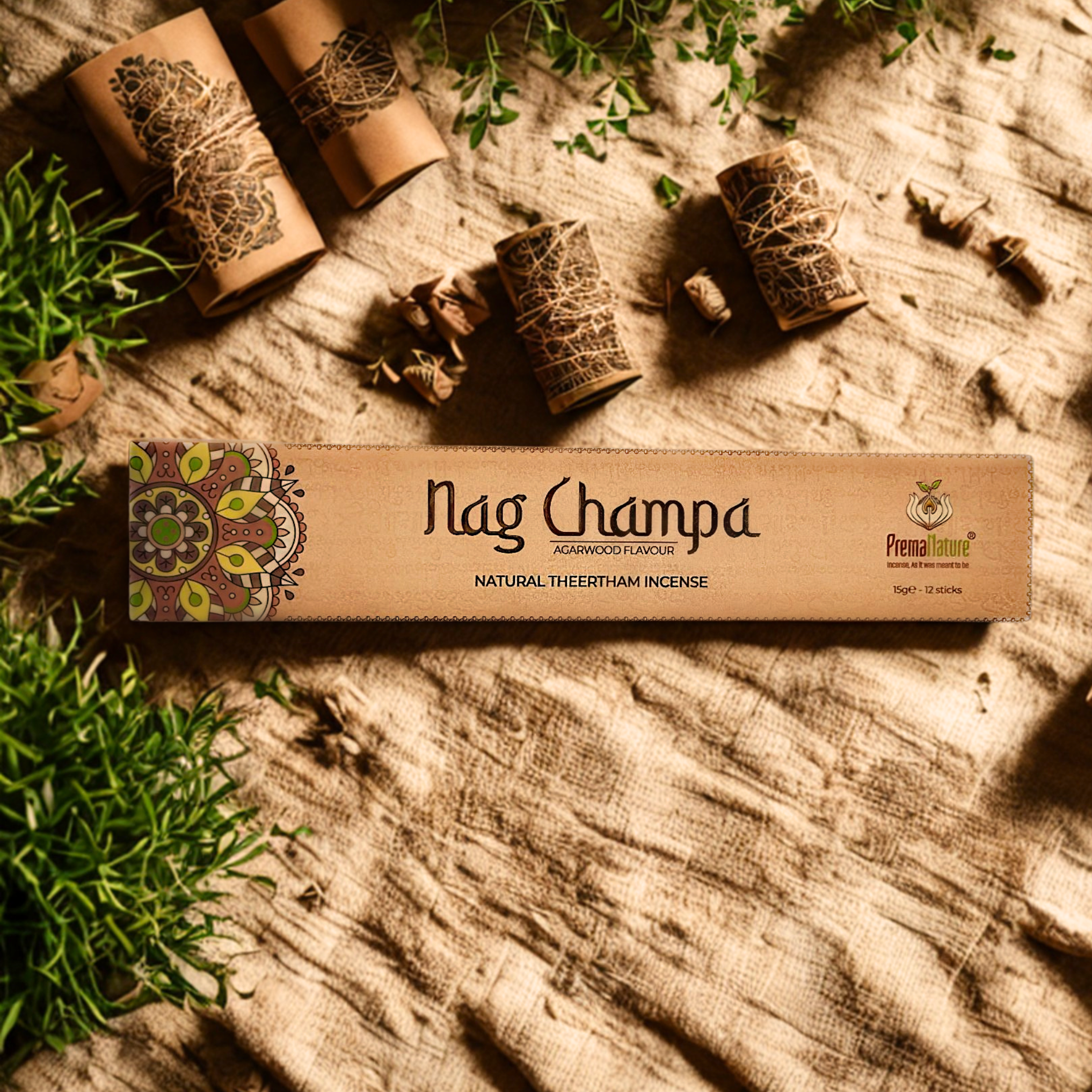 Nag Champa Agarwood (Oudh) - 15g