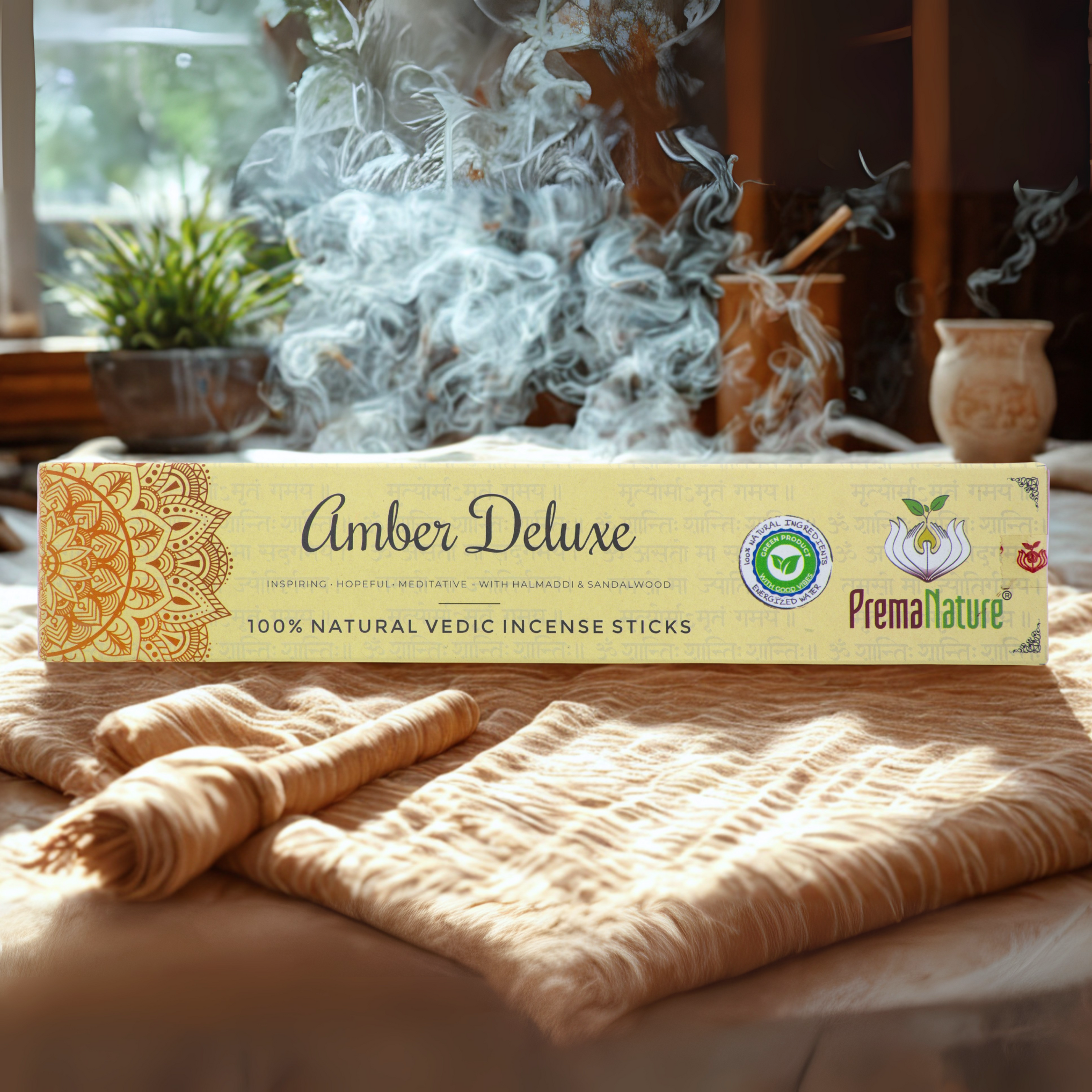 Amber Deluxe incense (Halmaddi) - 15g
