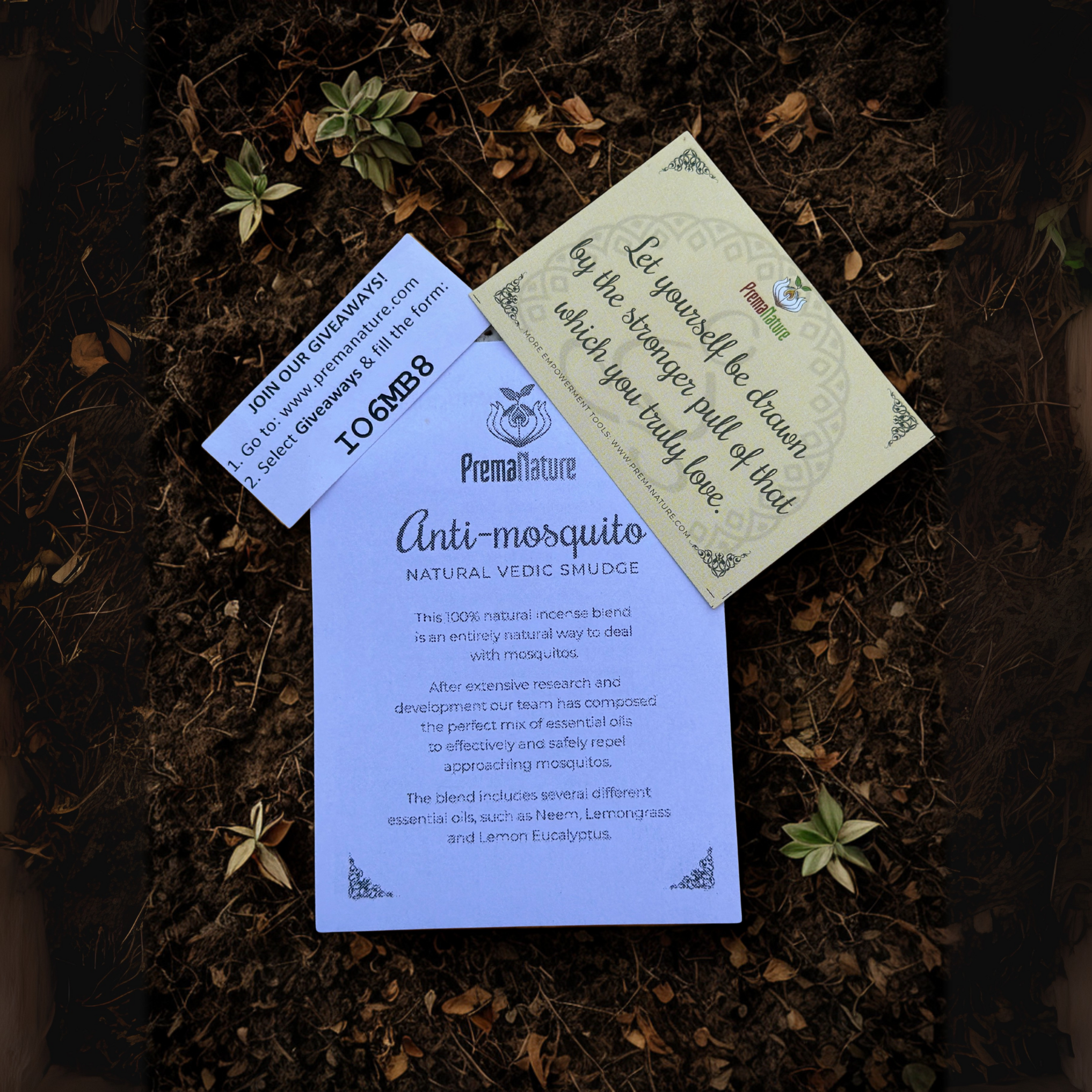 Anti-mosquito dhoop (Lemongrass)