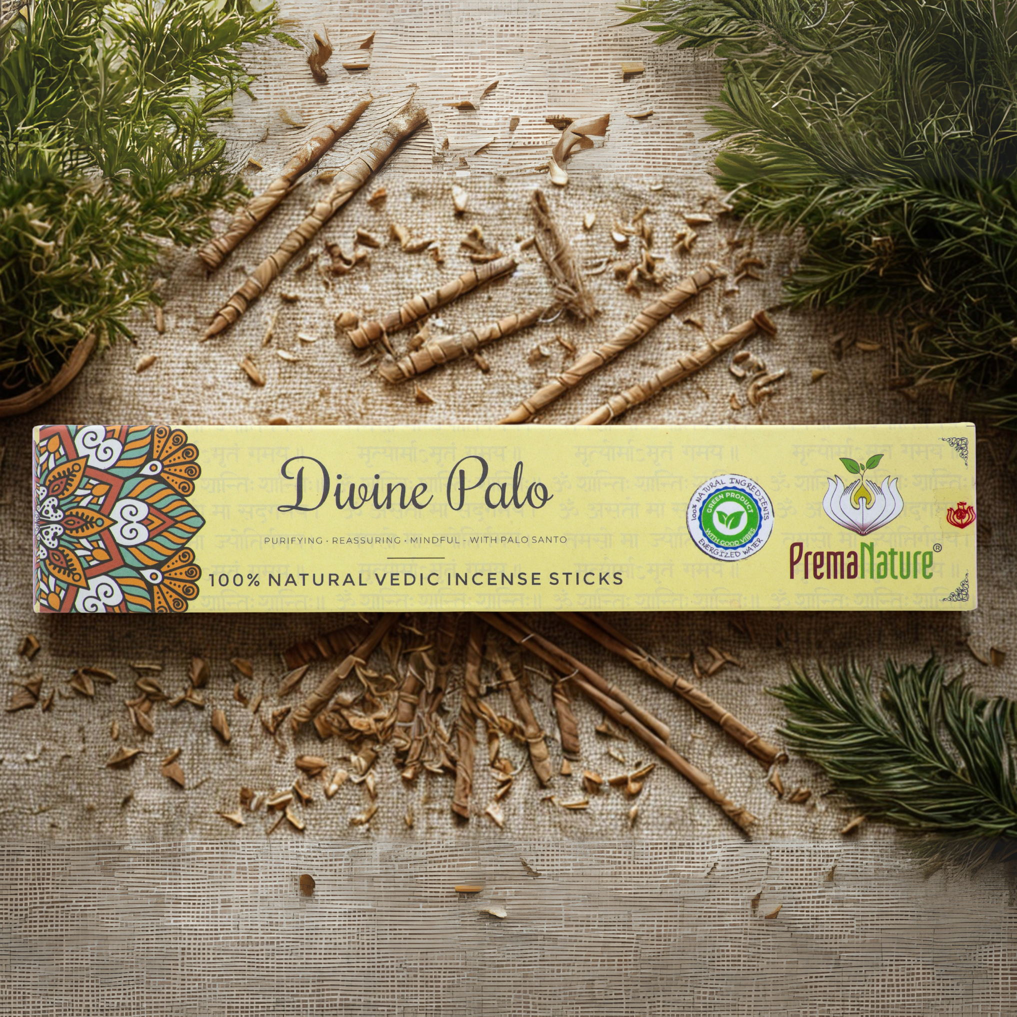 Divine Palo incense (Palo Santo) - 15g