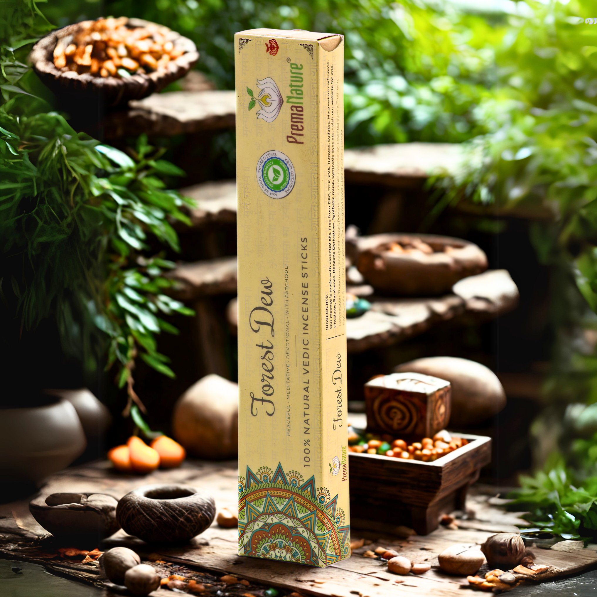 Forest Dew incense (Patchouli) - 15g