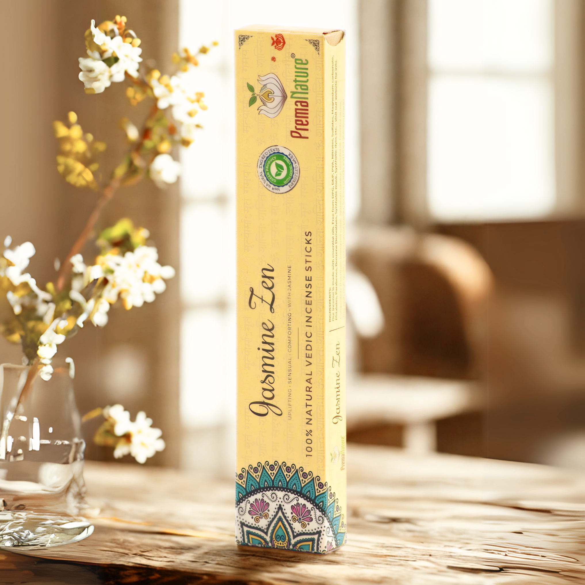 Jasmine Zen incense (Jasmine) - 15g