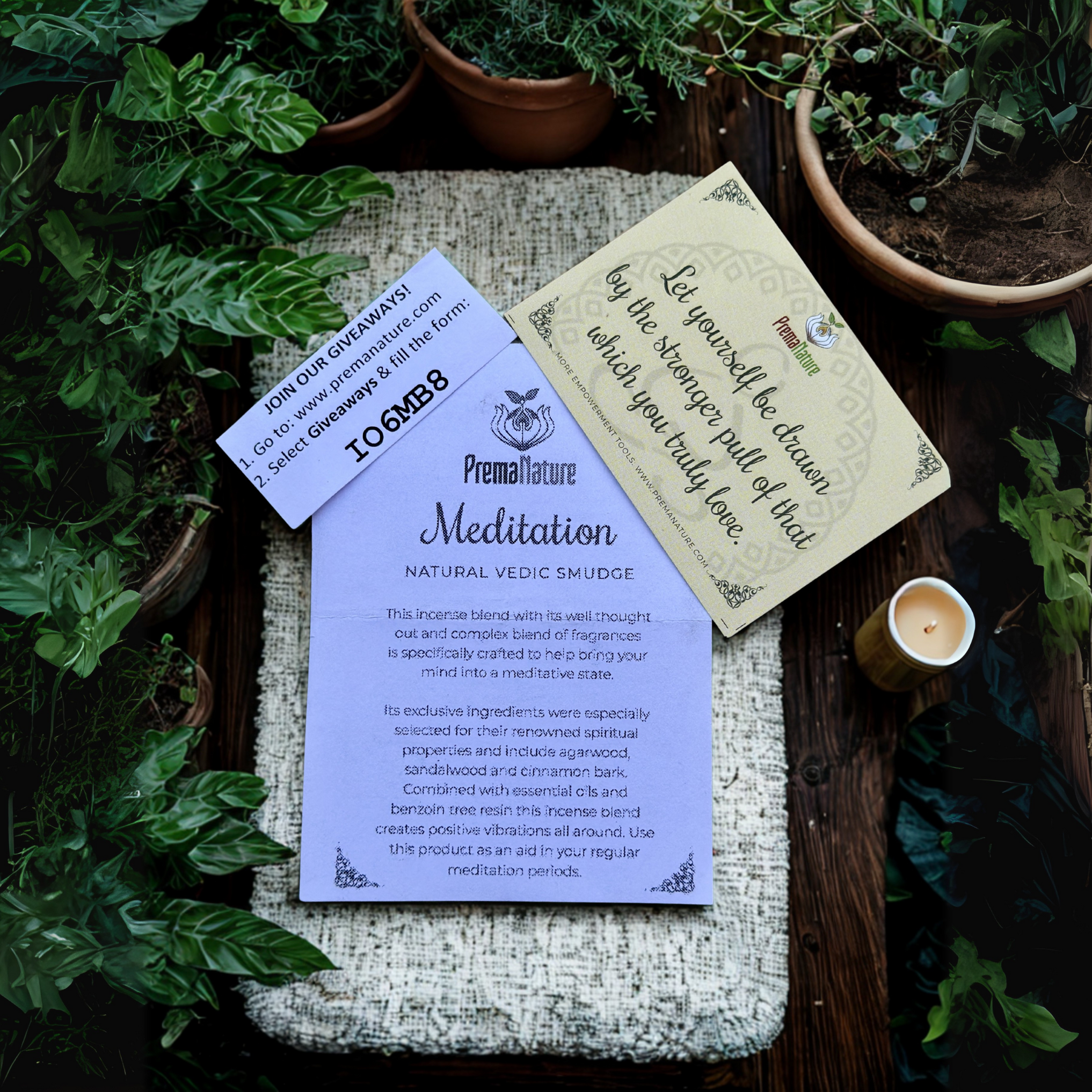 Meditation dhoop (Oudh, Sandal & Cinnamon)