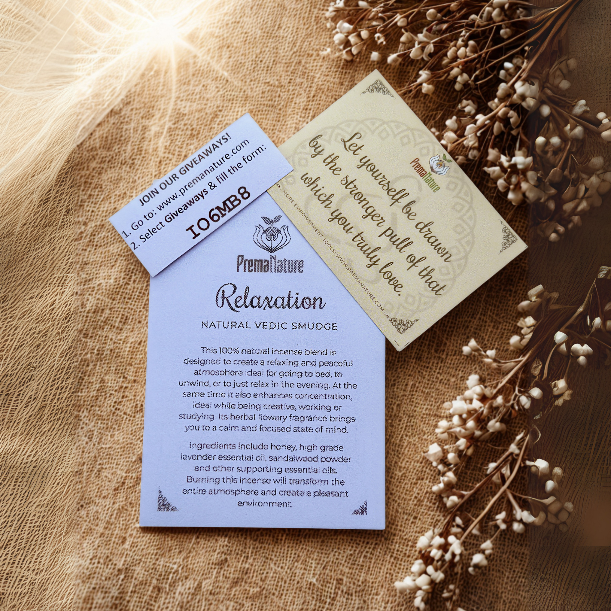 Relaxation dhoop (Lavender)