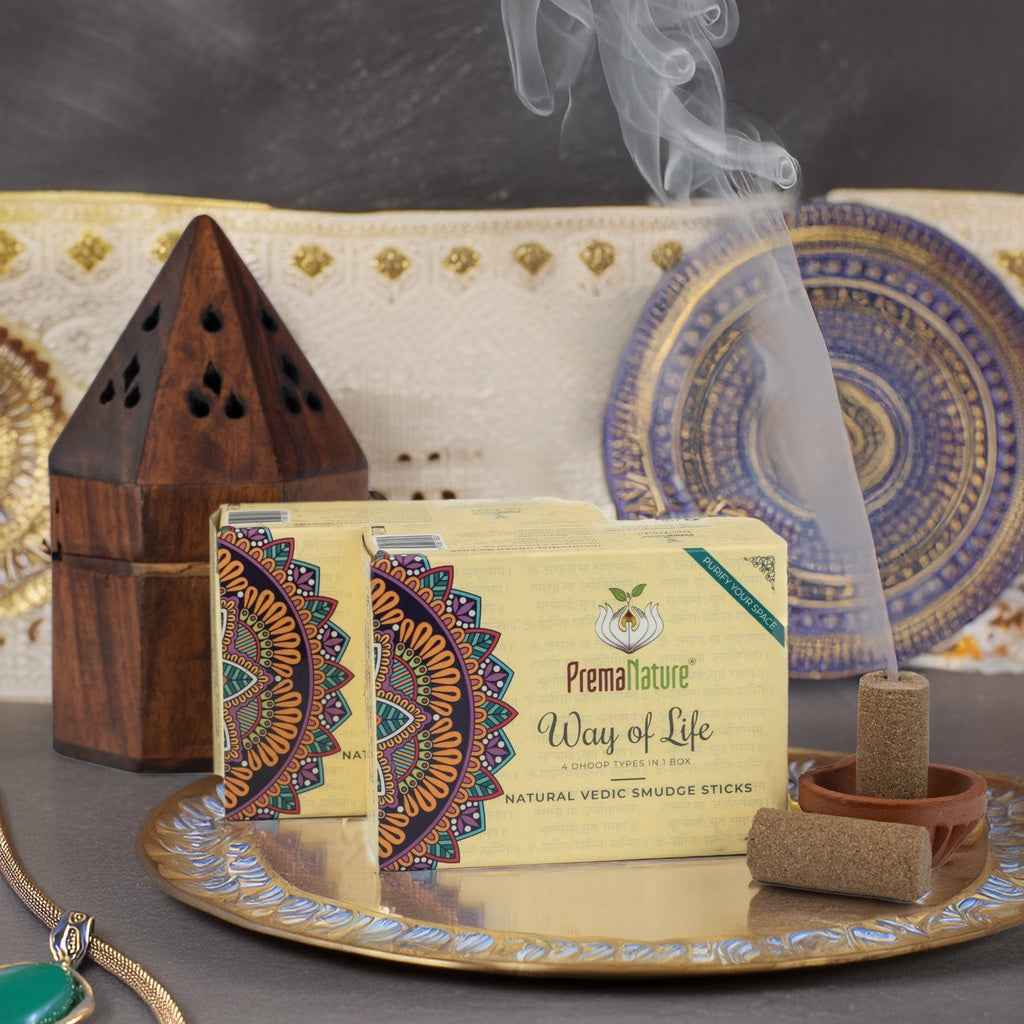 Way of Life dhoop (Oudh, Sandalwood, Patchouli, Vetiver, Ylang Ylang & Cinnamon)