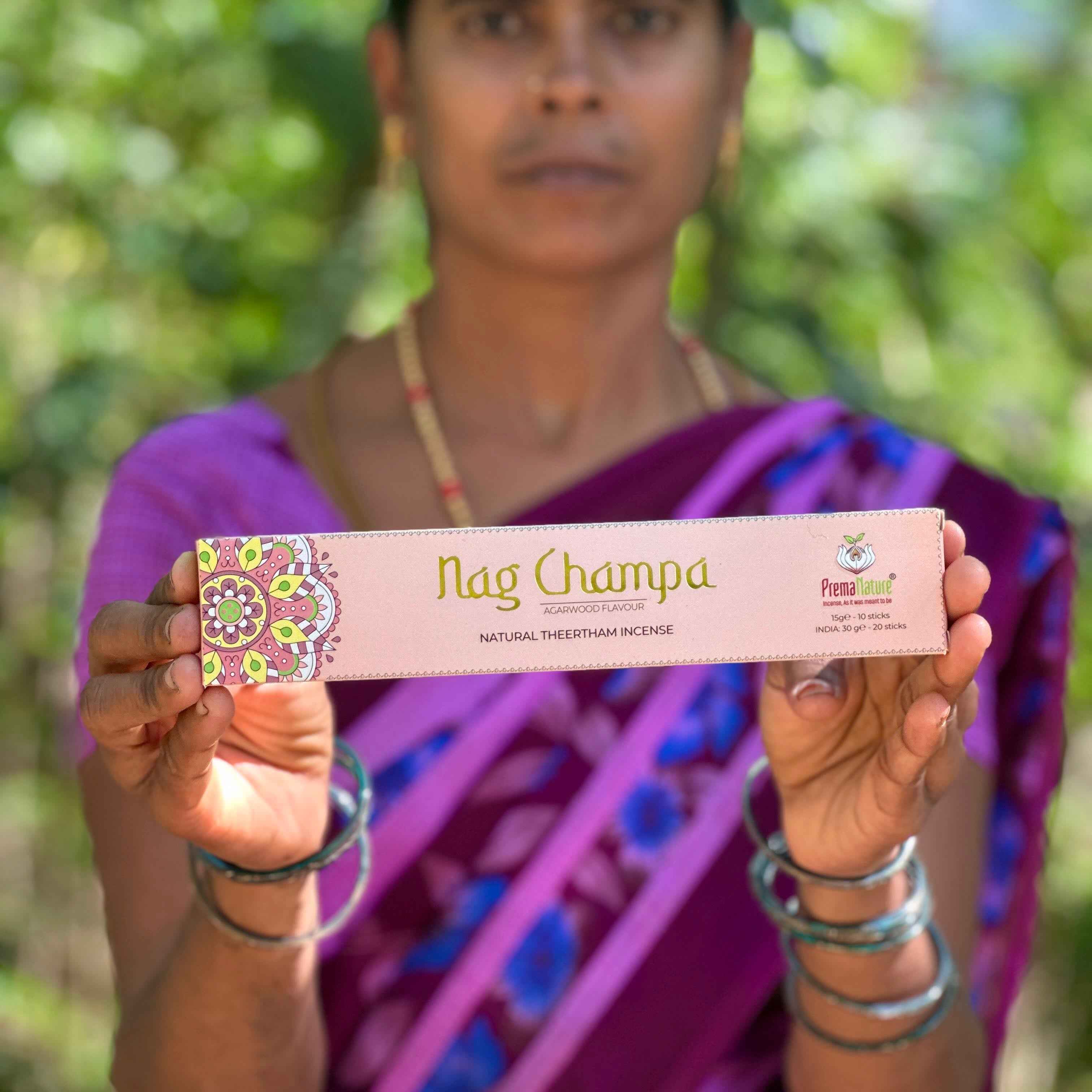 Nag Champa Agarwood (Oudh) - 15g