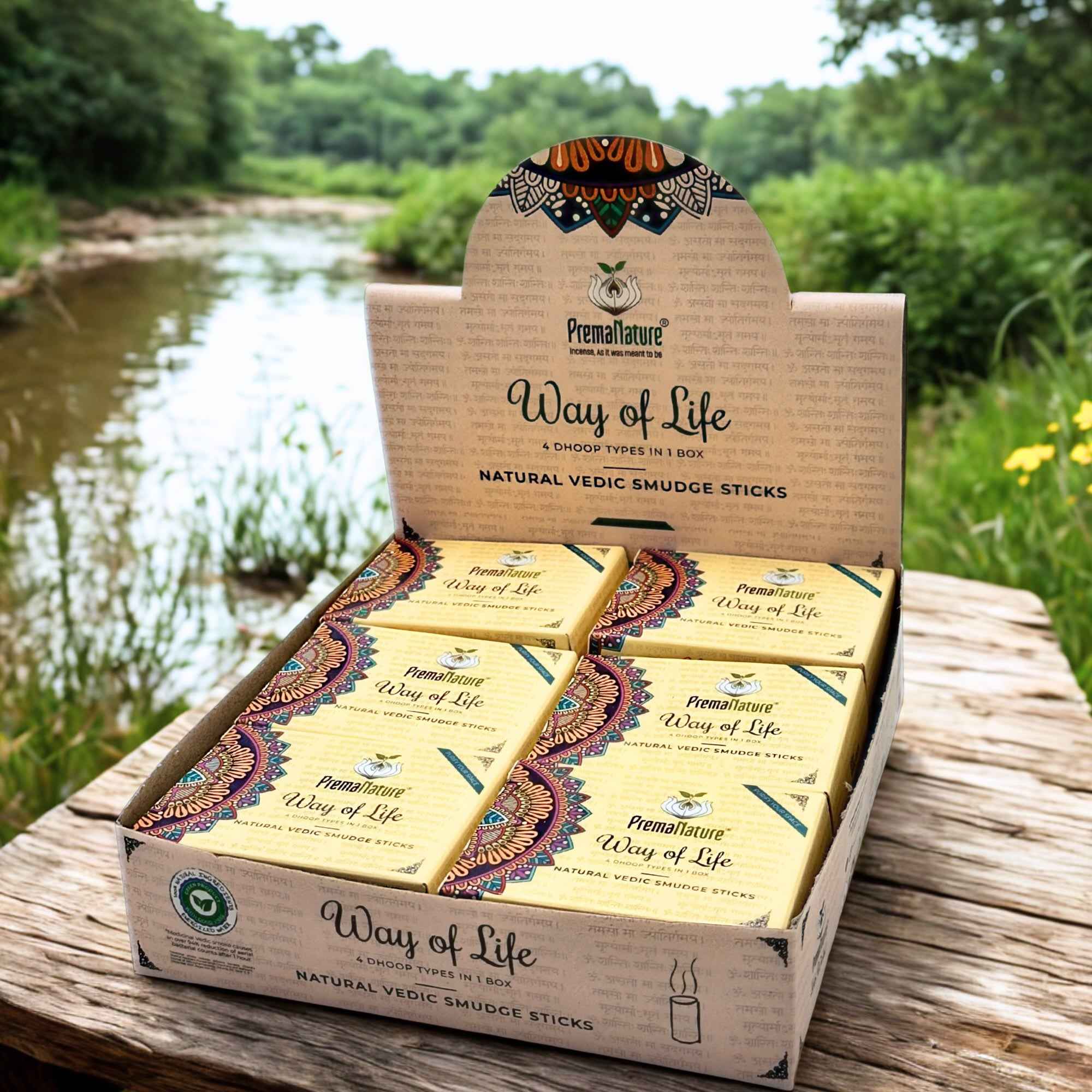 Way of Life dhoop (Oudh, Sandalwood, Patchouli, Vetiver, Ylang Ylang & Cinnamon)