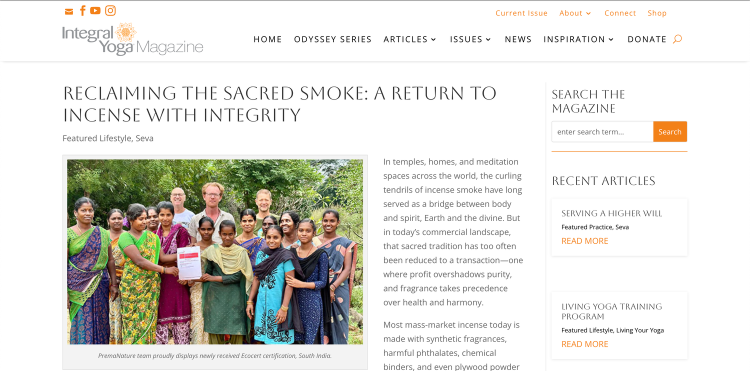 INTEGRAL YOGA MAGAZINE