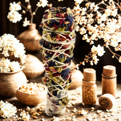 California White Sage, Blue Pea, Rose petals, Jasmine petals &amp; Loban (2-pack)