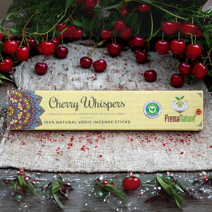 Cherry Whispers (Winter Cherry) natural incense pack — in the Ritual Discovery Set