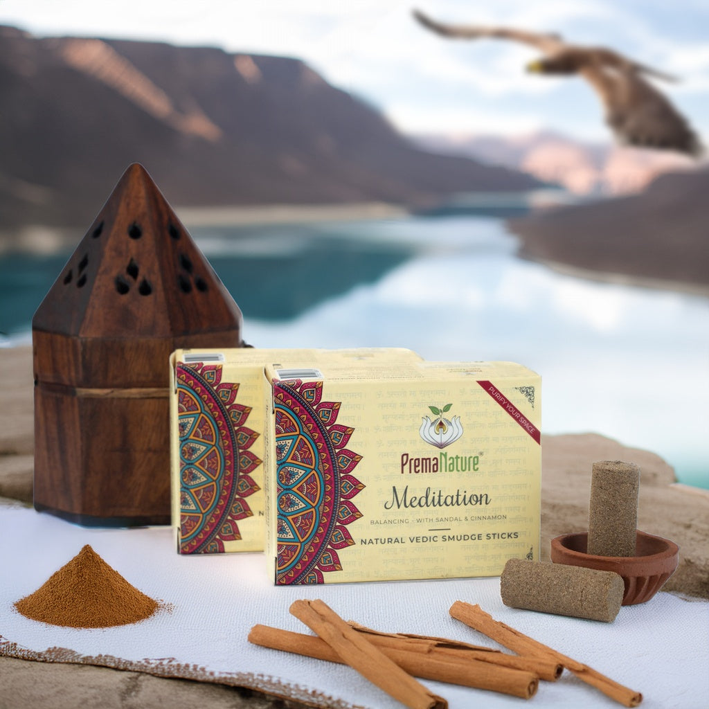Meditation dhoop (Oudh, Sandal &amp; Cinnamon)