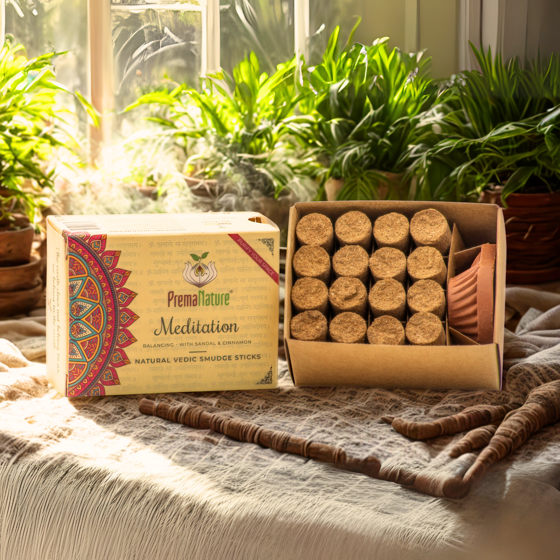 Meditation dhoop (Oudh, Sandal &amp; Cinnamon)
