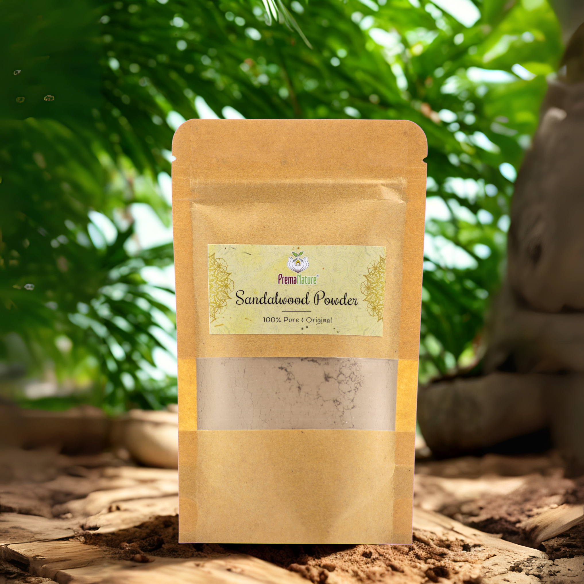 Natural sandalwood (chandan) powder for pooja – PremaNature