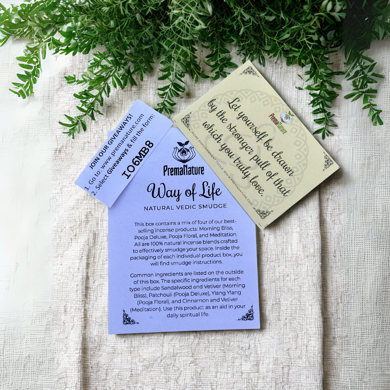 Way of Life dhoop (Oudh, Sandalwood, Patchouli, Vetiver, Ylang Ylang &amp; Cinnamon)