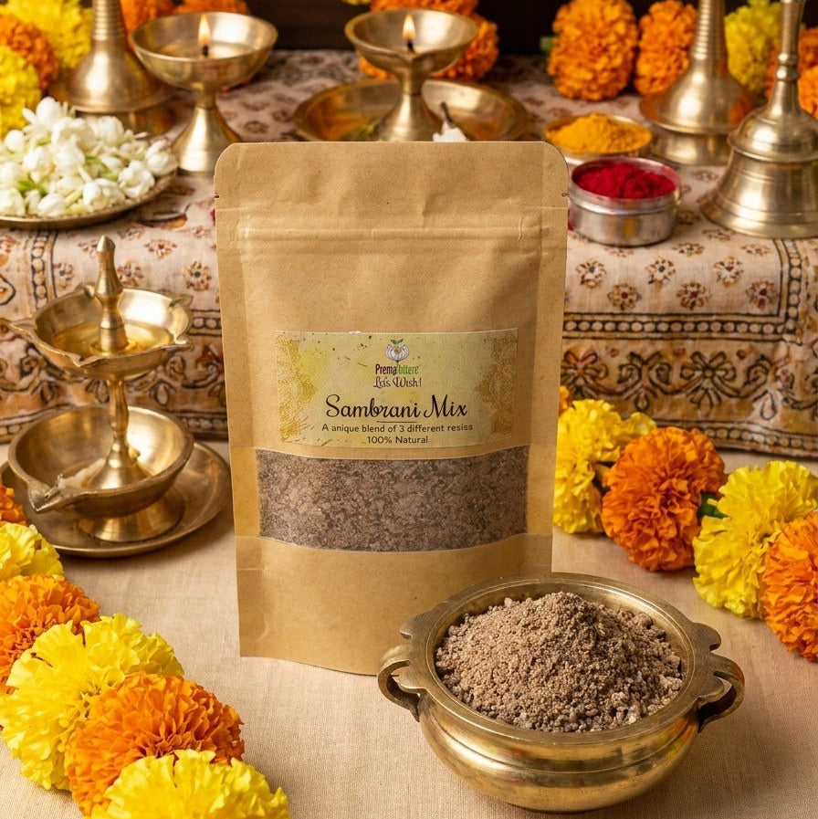 Sambrani-Pulvermischung