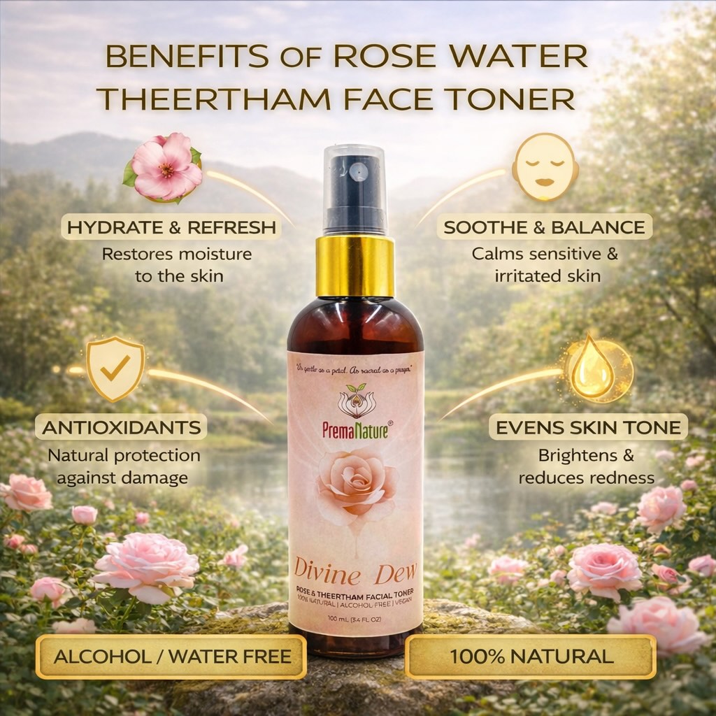 Divine Dew (Theertham Rose Water Face Toner)