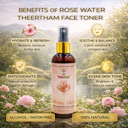 Divine Dew (Theertham Rose Water Face Toner)