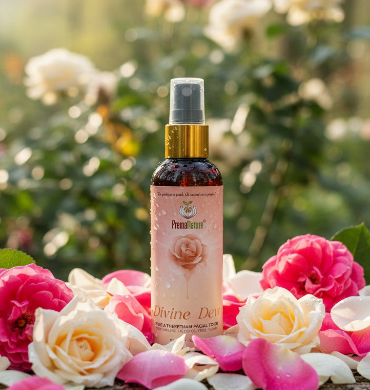 Divine Dew (theertham rose water toner)