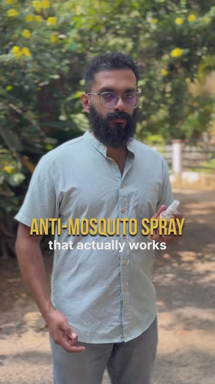 Spray corporel anti-moustiques naturel