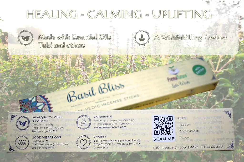 Basil Bliss incense (34 pcs)