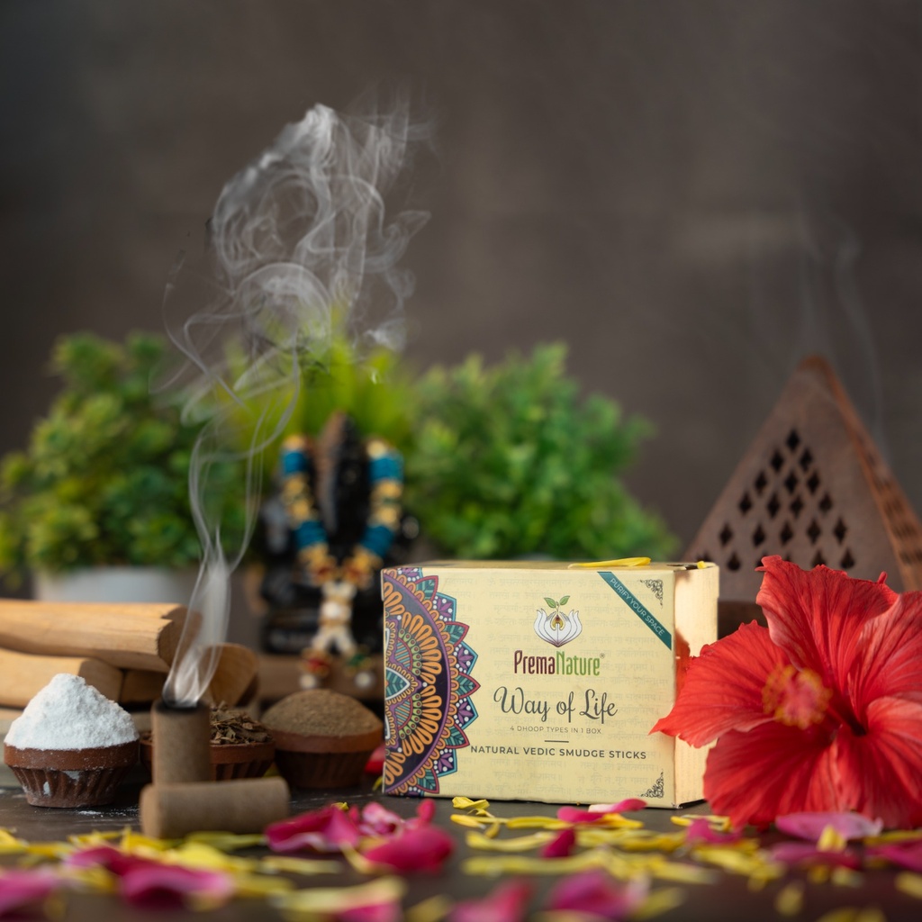 Way of Life dhoop (Sandalwood, Vetiver, Patchouli, Benzoin & Cinnamon)