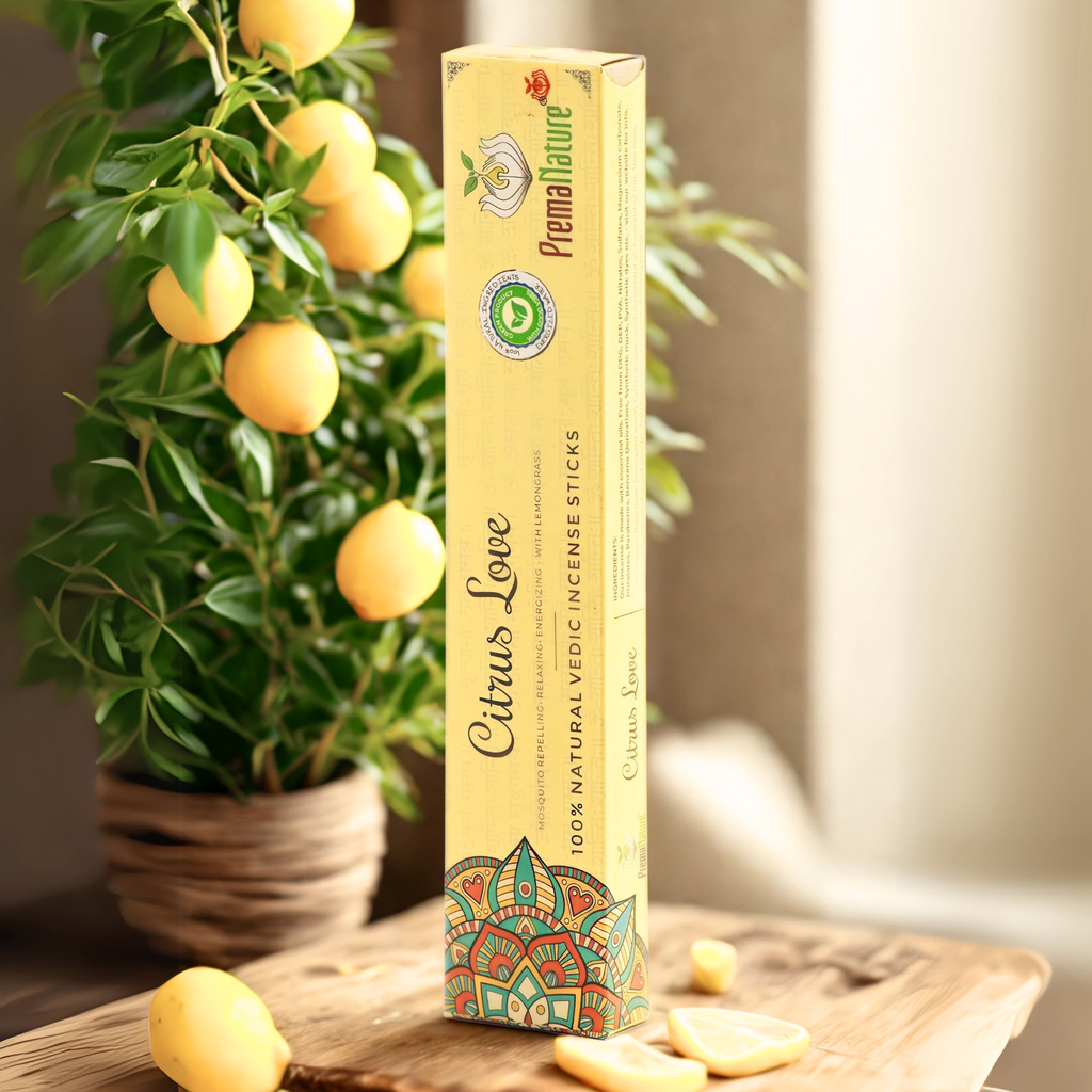 Citrus Love incense (Lemongrass - 34 pcs)