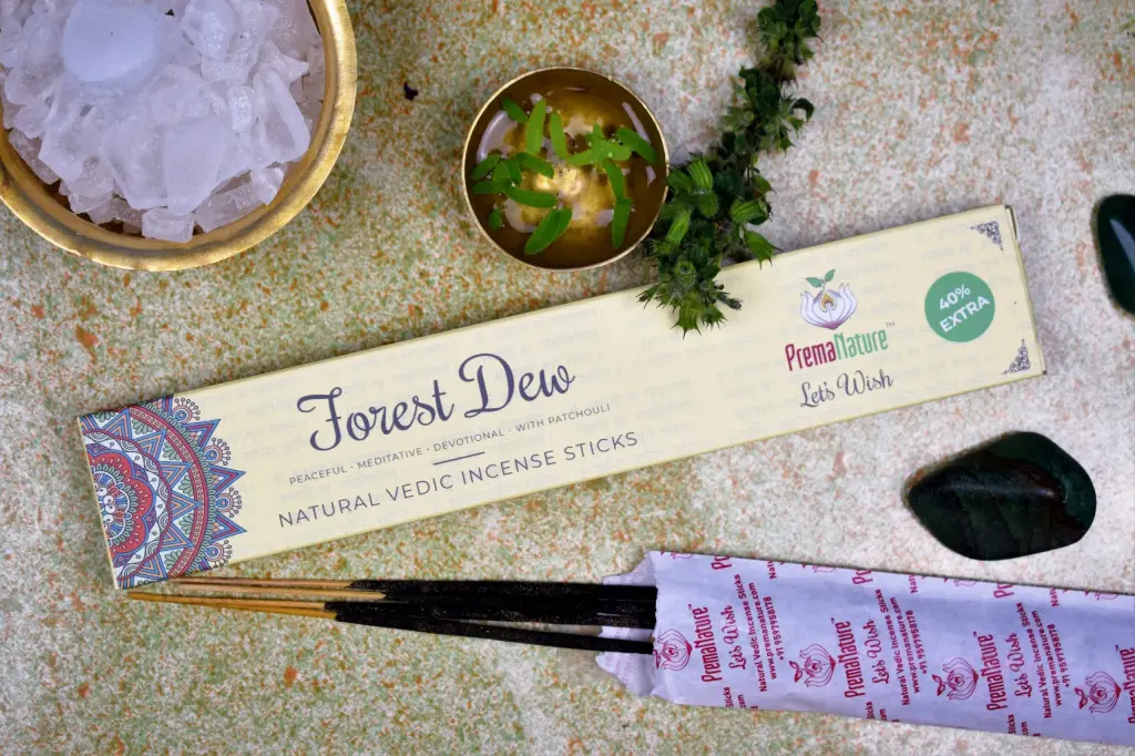 Forest Dew incense (Patchouli - 34 pcs)