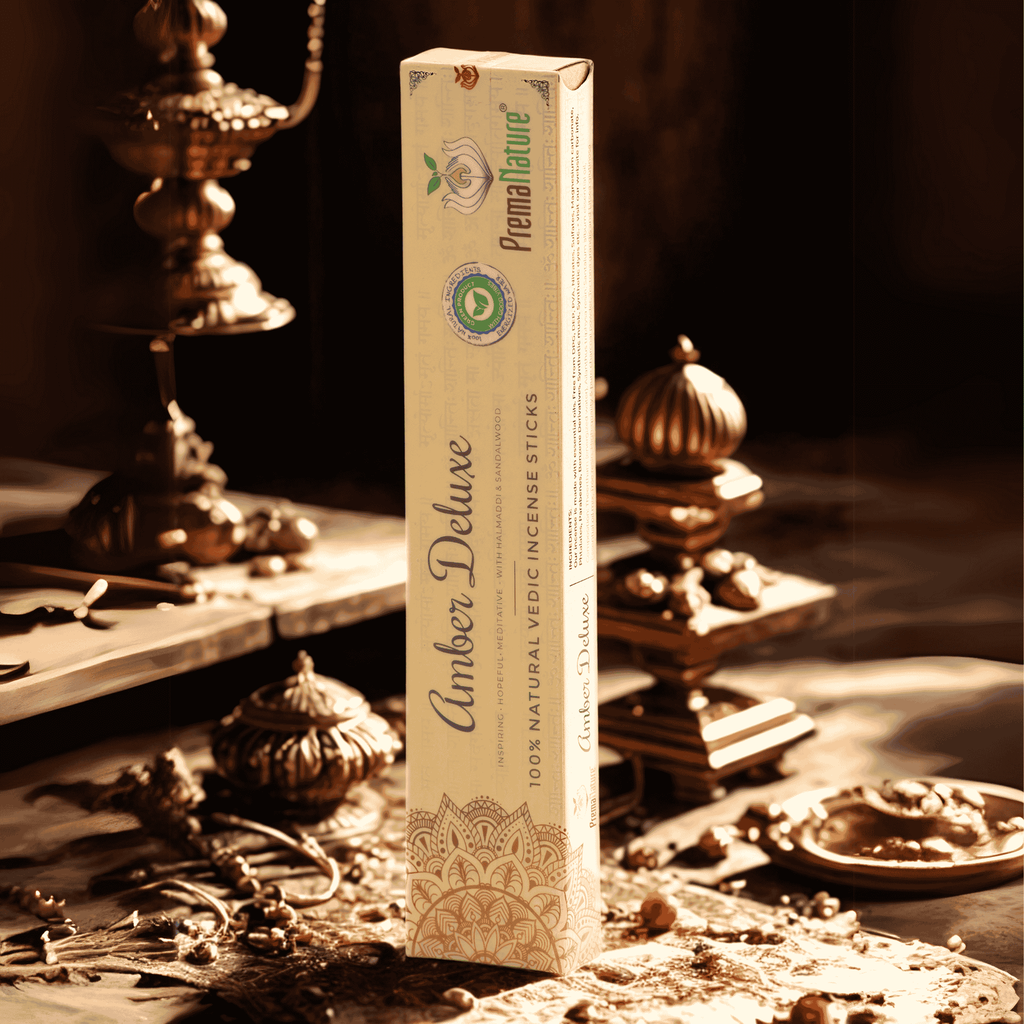Amber Deluxe incense (Halmaddi - 34 pcs)