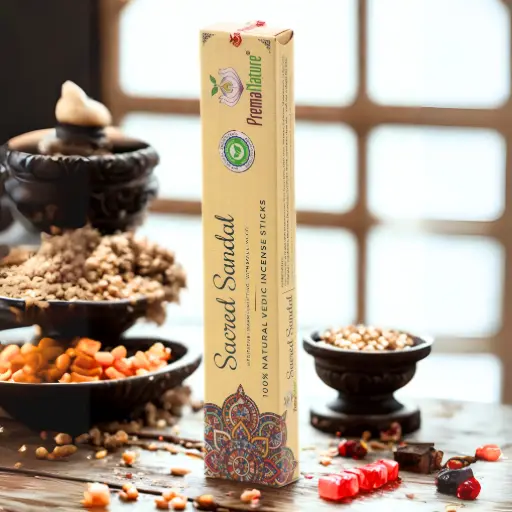 [SSAI36] Sacred Sandal incense (Sandalwood - 36 pcs)