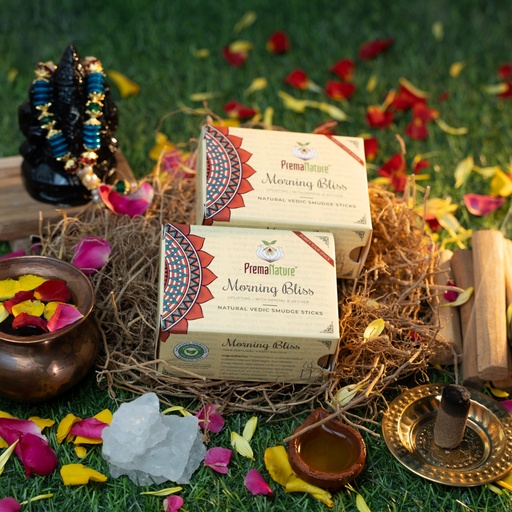 [MB01] Morning Bliss dhoop ( Vetiver en Sandelhout)